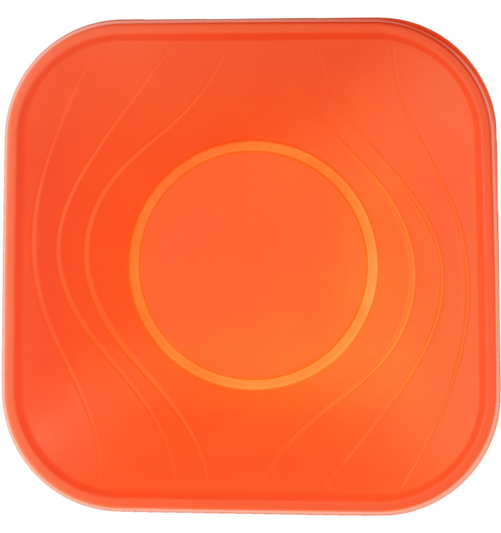 Viereckige Plastikschale PP "X-Table" Orange 180x180mm (8 Stück) Viereckige Plastikschale PP "X-Table" Orange 180x180mm (8 Stück)