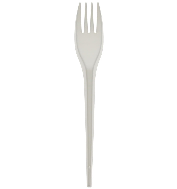 Gabel Biologisch Abbaubarer PLA Weiß 175 mm (15 Stück) Gabel Biologisch Abbaubarer PLA Weiß 175 mm (15 Stück)
