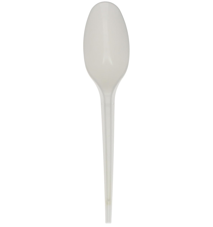 Löffel Biologisch Abbaubarer PLA Weiß 175 mm (405 Stück) Löffel Biologisch Abbaubarer PLA Weiß 175 mm (405 Stück)