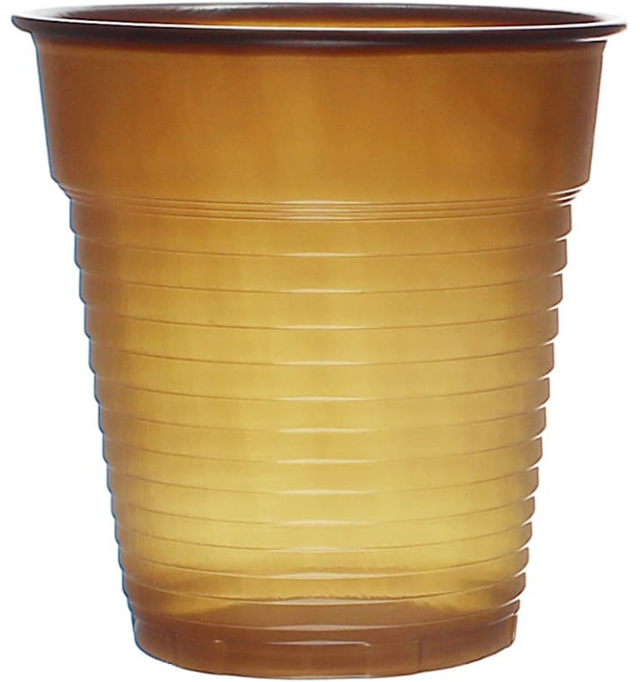 Plastikbecher Braun 166ml (100 Stück) Plastikbecher Braun 166ml (100 Stück)