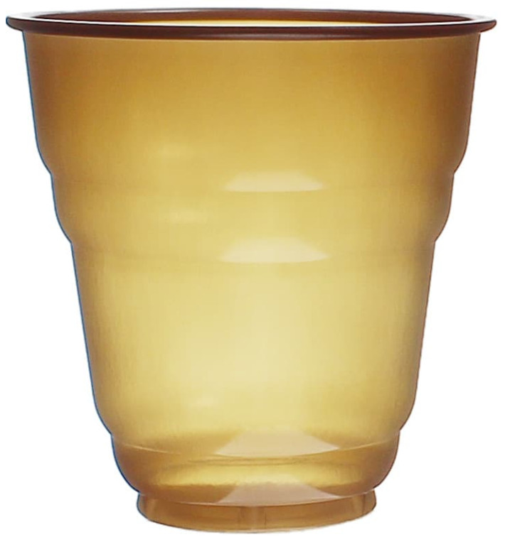 Plastikbecher Design Braun 166ml (100 Stück) Plastikbecher Design Braun 166ml (100 Stück)