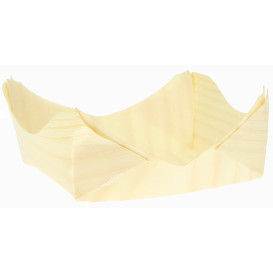 Schiffchen Kiefernholz 100x100x35mm (100 Stück)