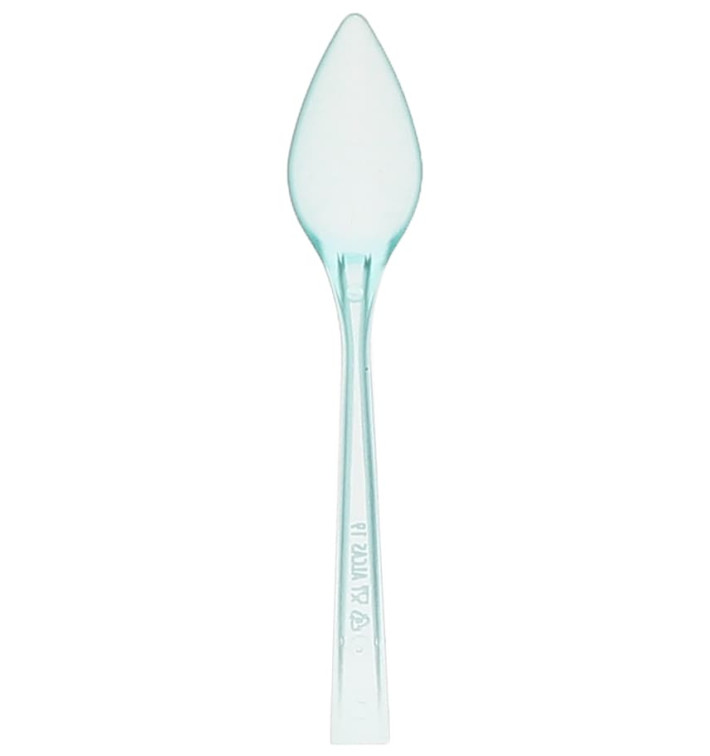 Mini-Plastiklöffel "Charme" Water Green 10cm (600 Stück) Mini-Plastiklöffel "Charme" Water Green 10cm (600 Stück)