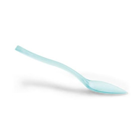 Mini-Plastiklöffel "Charme" Water Green 10cm (2400 Stück)