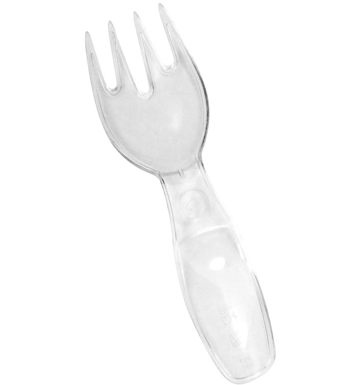 Häppchen-Gabel Transparent Large 10cm (2000 Einh.) Häppchen-Gabel Transparent Large 10cm (2000 Einh.)