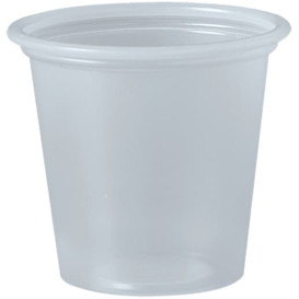 Dressingbecher Plastik PP für Soβen Transp. 35ml Ø48mm (2500 Stück) 