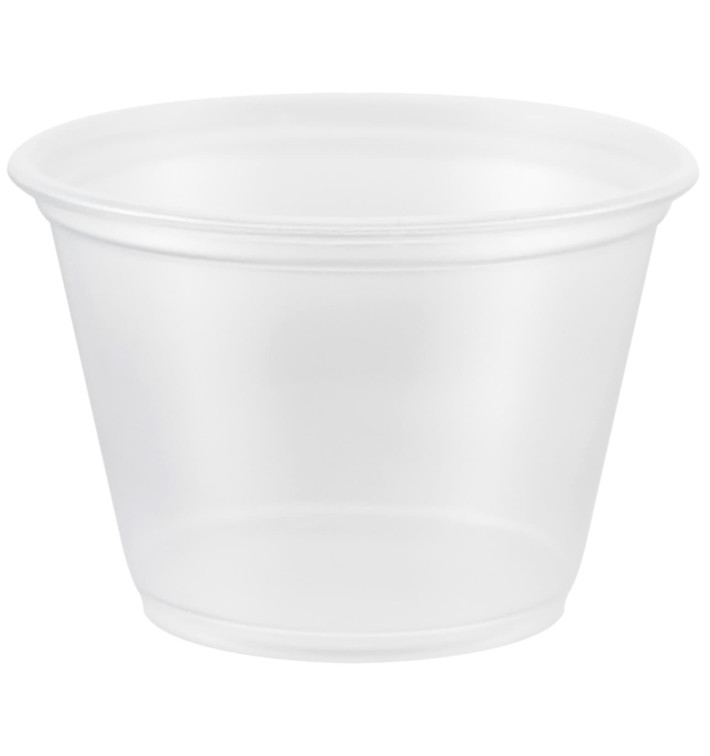 Dressingbecher Plastik PP für Soβen 75ml Ø66mm (2500 Stück) Dressingbecher Plastik PP für Soβen 75ml Ø66mm (2500 Stück)
