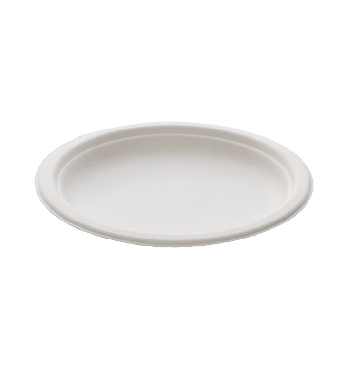 Teller Zuckerrohr Weiß Ø180mm (25 Stück) Teller Zuckerrohr Weiß Ø180mm (25 Stück)