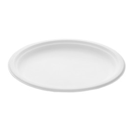 Teller Zuckerrohr Weiß Ø260mm (50 Stück)