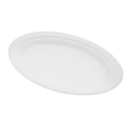 Tablett Zuckerrohr Weiß 260x190mm (400 Stück)