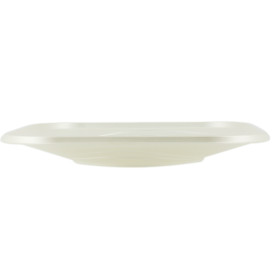 Plastikteller PP "X-Table" Platz flach Perle 180mm (120 Stück)