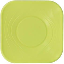Plastikteller PP "X-Table" Platz flach Lime 230mm (120 Stück)