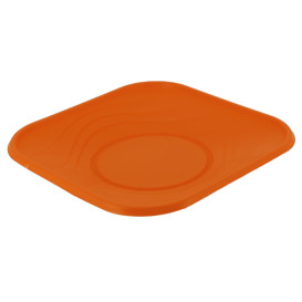 Plastikteller PP "X-Table" Platz Orange 180mm (8 Stück)