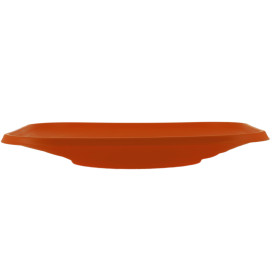 Plastikteller PP "X-Table" Platz flach Orange 180mm (120 Stück)