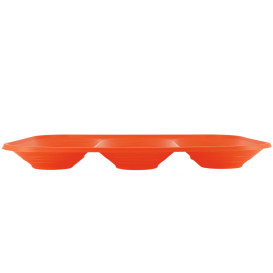 Plastiktablett PP "X-Table" 3C Orange 330x230mm (2 Stück)