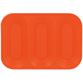 Plastiktablett PP "X-Table" 3C Orange 330x230mm (2 Stück)