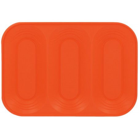Plastiktablett PP "X-Table" 3C Orange 330x230mm (2 Stück)