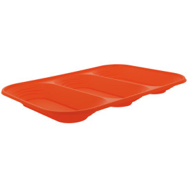 Plastiktablett PP "X-Table" Orange 3C 330x230mm (30 Stück)
