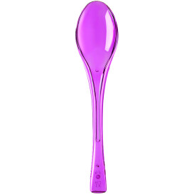 Plastiklöffel Fly Fuchsia Transparent 145mm (3000 Stück)