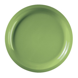 Plastikteller Rund Grasgrün Round PP Ø290mm (300 Stück)