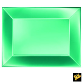 Plastiktablett Grün Nice Pearl PP 345x230mm (6 Stück)