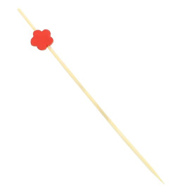 Holzspieße "Blume" Rot 120mm (200 Einh.)