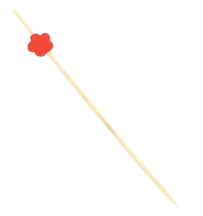 Holzspieße "Blume" Rot 120mm (200 Einh.) Holzspieße "Blume" Rot 120mm (200 Einh.)