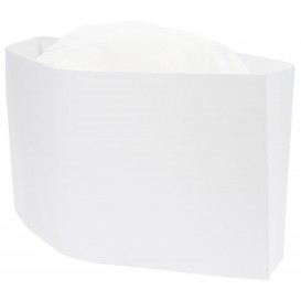 Schiffchenmütze Papier weiß (100 Stück)