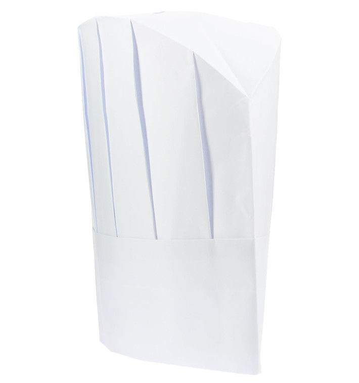 Kochmütze Continental Papier weiß (100 Stück) Kochmütze Continental Papier weiß (100 Stück)