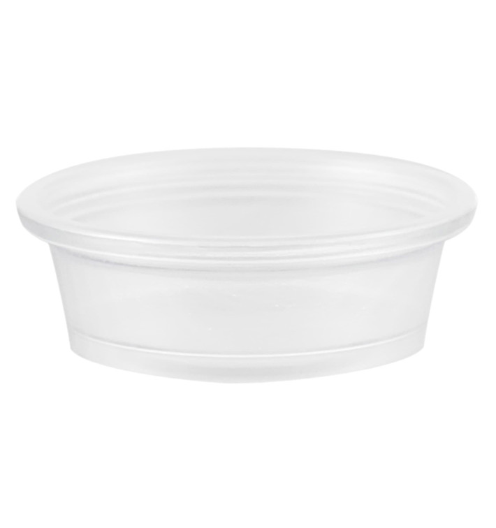 Dressingbecher Plastik PP für Soβen 15ml Ø48mm (125 Stück) Dressingbecher Plastik PP für Soβen 15ml Ø48mm (125 Stück)