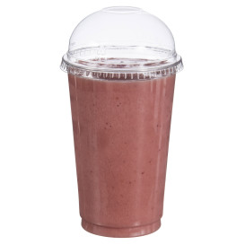Dom Deckel mit Loch für Dessertbecher 5oz/8oz/9oz (100 Stück)