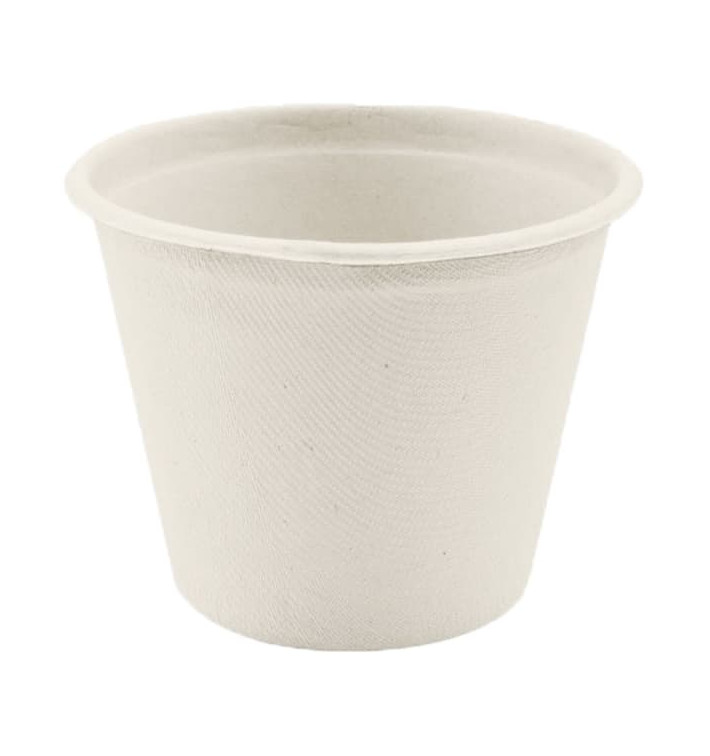 Soβenbecher aus Zuckerrohr Weiß 450ml (50 Stück) Soβenbecher aus Zuckerrohr Weiß 450ml (50 Stück)