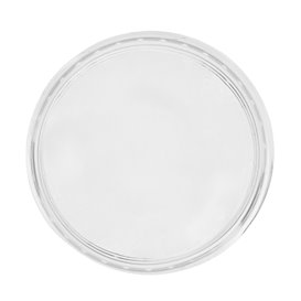 Plastikdeckel Transparent für Verpackungsbecher 350, 500 und 1.000ml  Ø11,5cm (50 Stück)