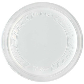 Plastikdeckel PP "Deli" Lichtdurchlässig Ø120mm (50 Stück)