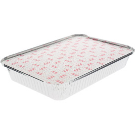 Deckel für Aluschalen eckig 2200ml (100 Stück)