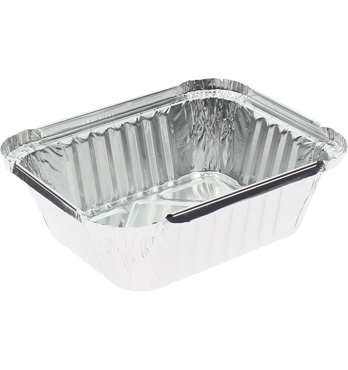 Aluschalen Rechteckig 475ml 146x121x40mm (1.200 Stück) Aluschalen Rechteckig 475ml 146x121x40mm (1.200 Stück)