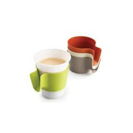 Becherhalter "CUPHOLDER" schwarz (12 Stück)