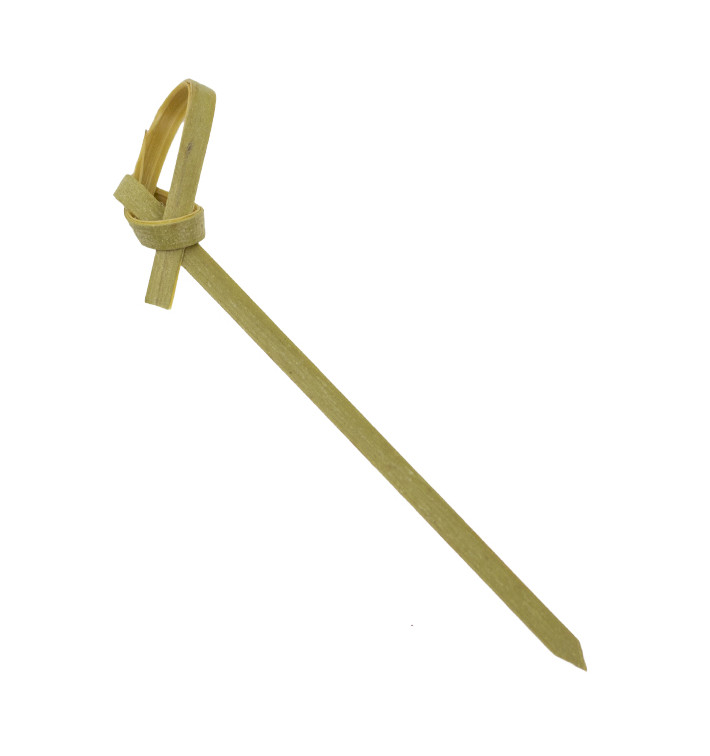 Bambusspieße Schleife 90mm (100 Stück) Bambusspieße Schleife 90mm (100 Stück)