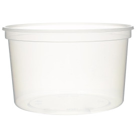 Verpackungsbecher aus Plastik 500ml  Ø11,5cm (500 Stück)