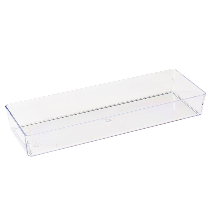 Transp. Plastiktablett 4,6x13cm (50 Stück) Transp. Plastiktablett 4,6x13cm (50 Stück)