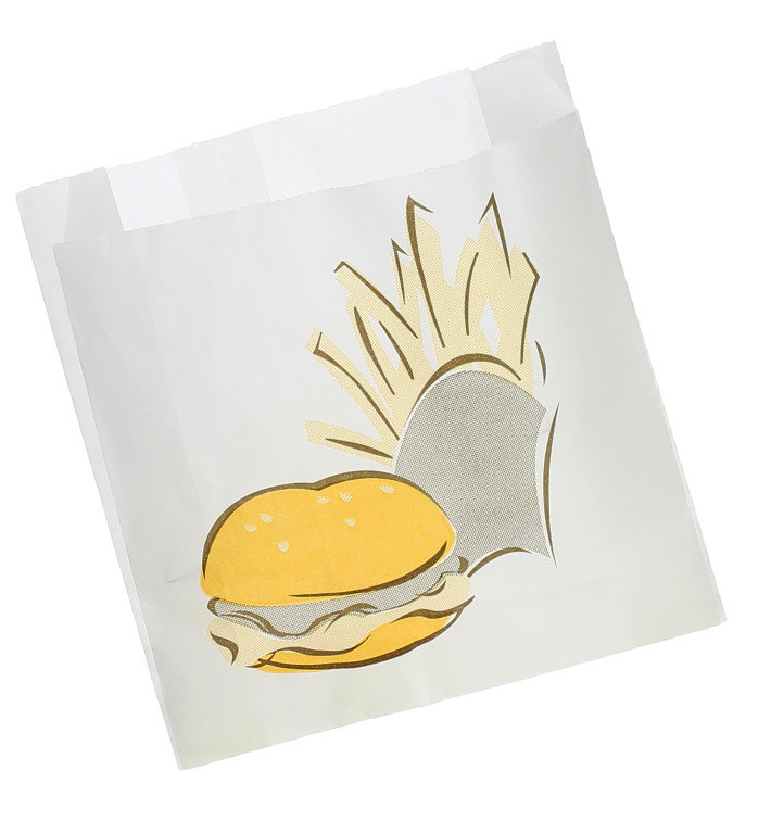 Burgerpapier fettdicht 15+5x16cm (1.000 Stück) Burgerpapier fettdicht 15+5x16cm (1.000 Stück)
