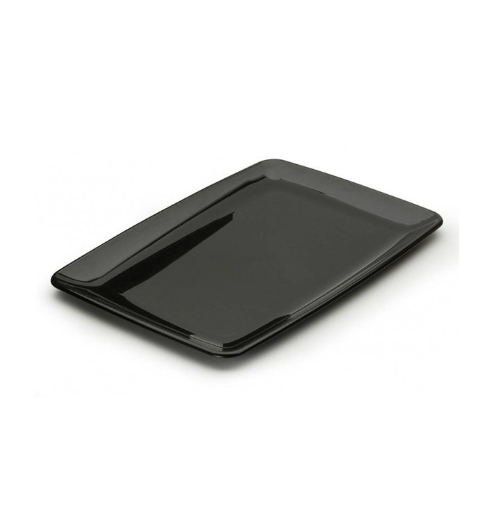 Plastikplatte rechteckig extra hart schwarz (100 Stück) Plastikplatte rechteckig extra hart schwarz (100 Stück)