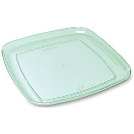 Plastikplatte extra hart "Water Green" 35x35cm (5 Stück)