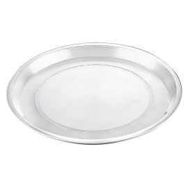 Serviertablett Plastik Tray Transp. Ø32cm (25 Stück)