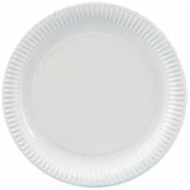 Pappteller Rund weiß 380mm (100 Stück)