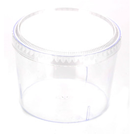 Plastikdeckel für Dessertbecher Transparent 8,3cm (20 Stück)