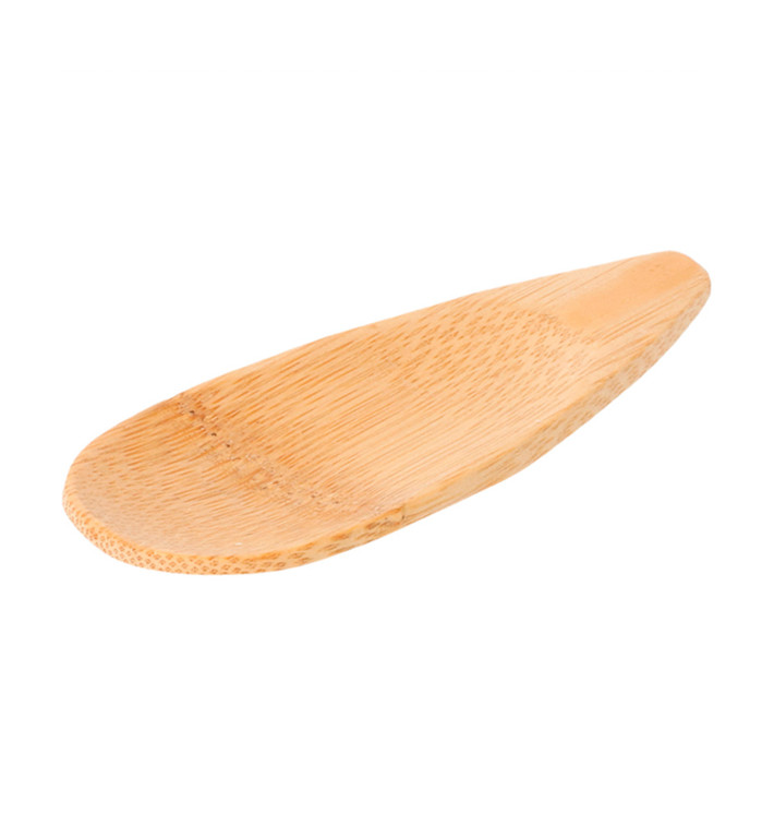 Häppchenlöffel aus Bambus klein 10x4cm (1200 Stück) Häppchenlöffel aus Bambus klein 10x4cm (1200 Stück)