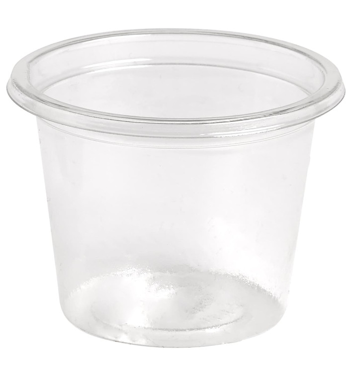 Dressingbecher Plastik PS für Soβen 50ml Ø70mm (50 Stück) Dressingbecher Plastik PS für Soβen 50ml Ø70mm (50 Stück)