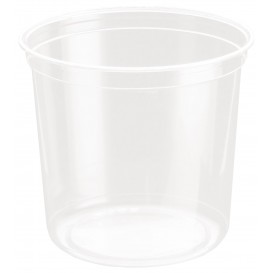 Behälter aus Plastik rPET DeliGourmet 24 oz/710ml (50 Stück)