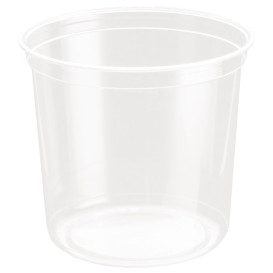 Behälter aus Plastik rPET DeliGourmet 24 oz/710ml (50 Stück)